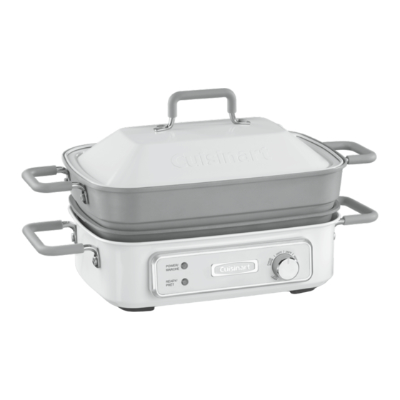 Cuisinart GR-M3CBC Serie Livret D'instructions Et De Recettes