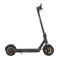 Segway Ninebot KickScooter MAX Mode D'emploi