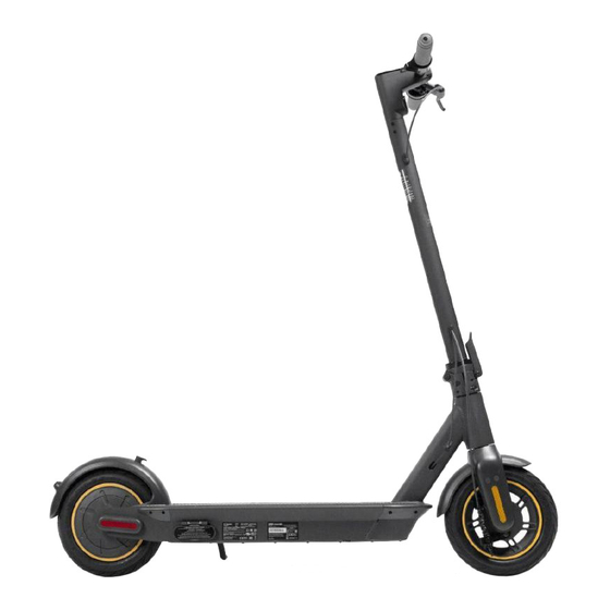 Segway Ninebot KickScooter MAX Mode D'emploi