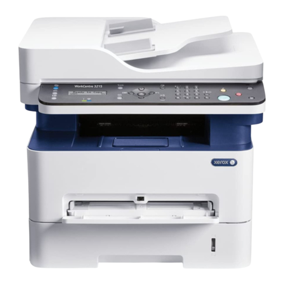 Xerox WorkCentre 3215 Guide D'utilisation Rapide