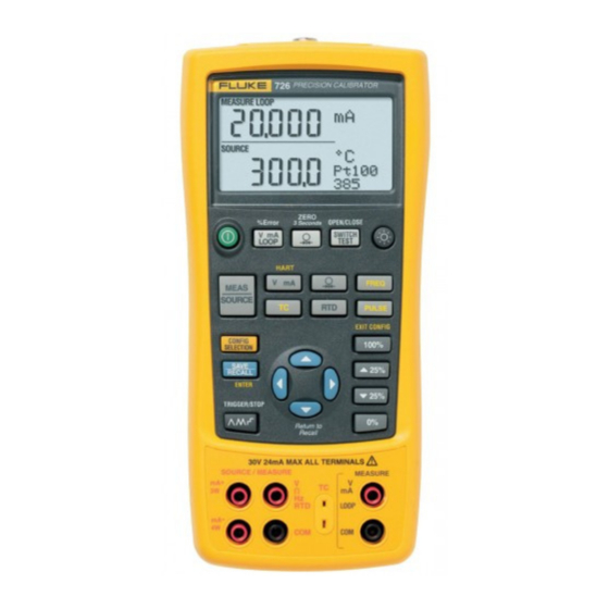 Fluke 726 Mode D'emploi