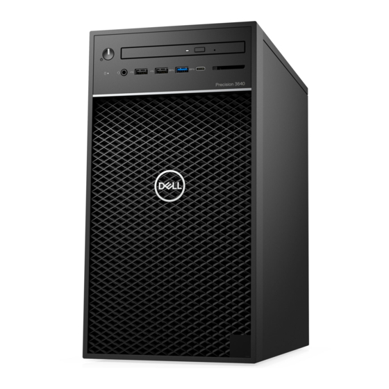 Dell Precision 3640 Fixe Guide De Maintenance