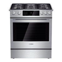 Bosch HDIP054U Manuel D'utilisation Et D'entretien