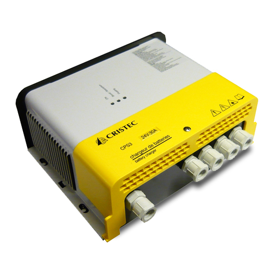 Cristec CPS3 12V/16A Manuel D'utilisation