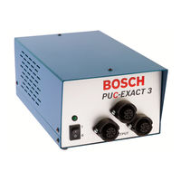 Bosch PUC-EXACT 3 Mode D'emploi