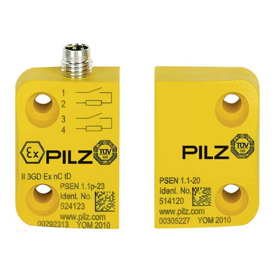 Pilz PSEN 1.1p-23 Manuel D'utilisation