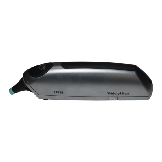 Braun Welch Allyn ThermoScan Pro 3000 Manuel D'utilisation