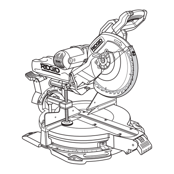 RIDGID MS1290LZ Manuel D'utilisation
