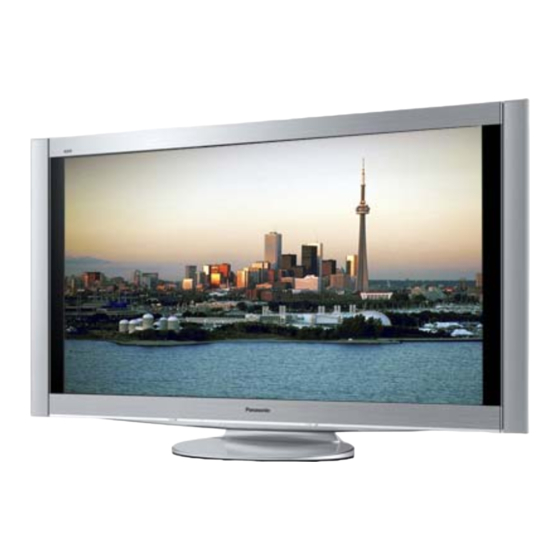 Panasonic VIERA TX-P54Z11Z Mode D'emploi