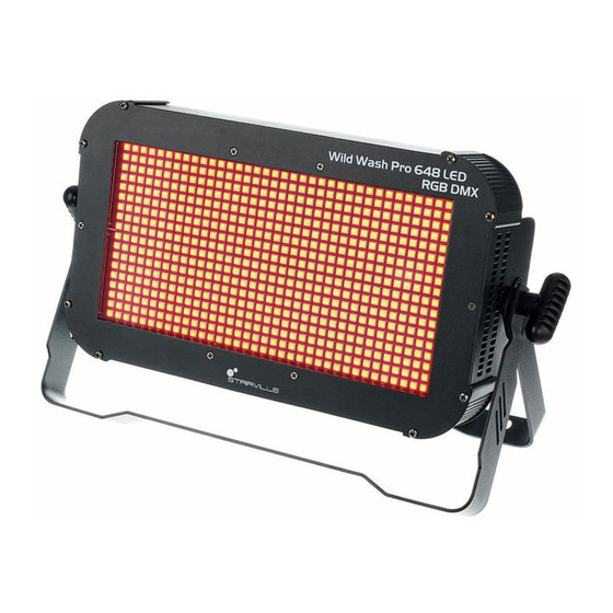 thomann Stairville Wild Wash Pro 648 LED RGB DMX Notice D'utilisation