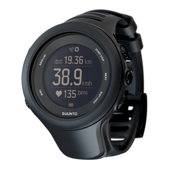 Suunto AMBIT3 PEAK 1.0 Manuels