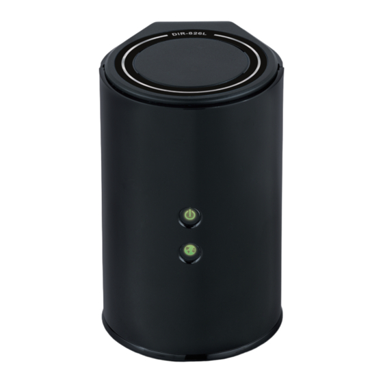 D-Link DIR-826L Manuel D'utilisation