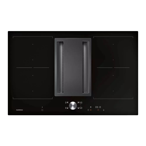 Gaggenau CV 282 Mode D'emploi