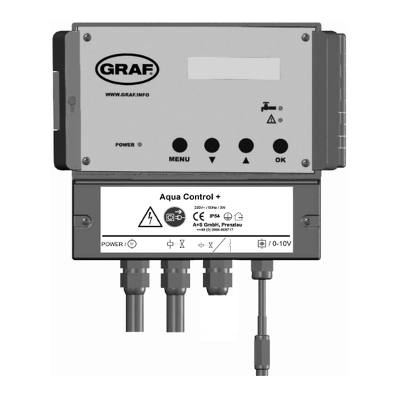 Graf AquaControl+ Notice D'utilisation