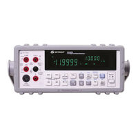 Agilent Technologies U3402A Guide D'utilisation Et De Maintenance