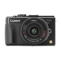 Panasonic Lumix DMC-GX1K Mode D'emploi De Base