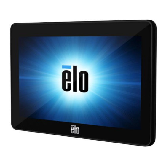 Elo Touch Solutions ET0702L Manuel De L'utilisateur