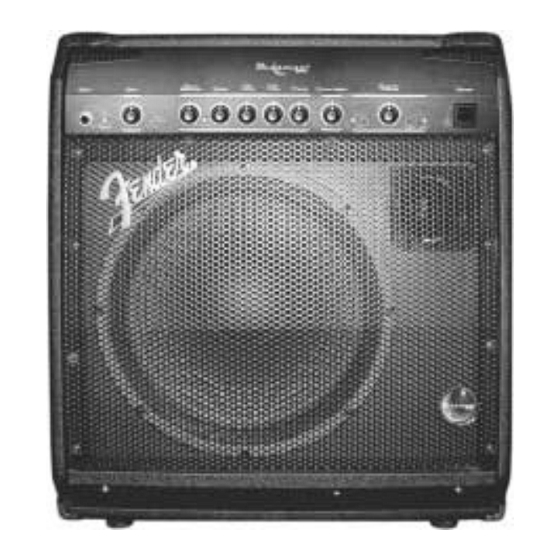 Fender Bassman 200 Mode D'emploi