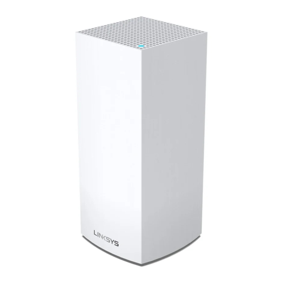 Linksys VELOP MX4000 Série Manuels