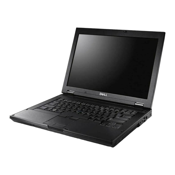 Dell Latitude E5400 Mode D'emploi