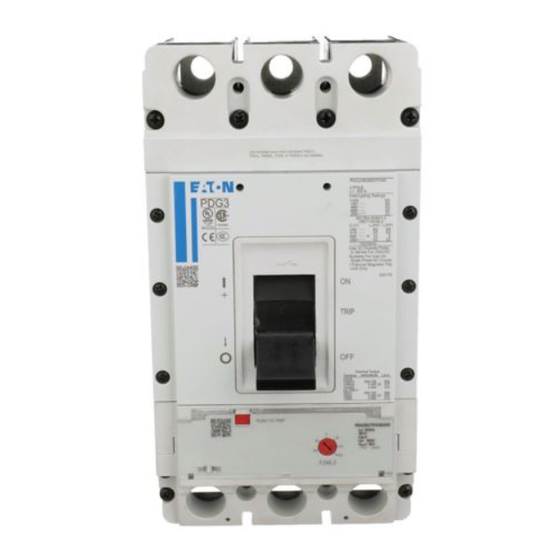 Eaton Power Defense PDG3XPIBB3P600A Notice D'installation