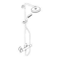 Hansgrohe Crometta 160 1jet Showerpipe EcoSmart 27265400 Mode D'emploi