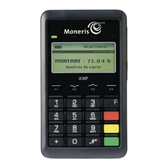 Moneris PAYD Pro Plus Guide D'installation Rapide