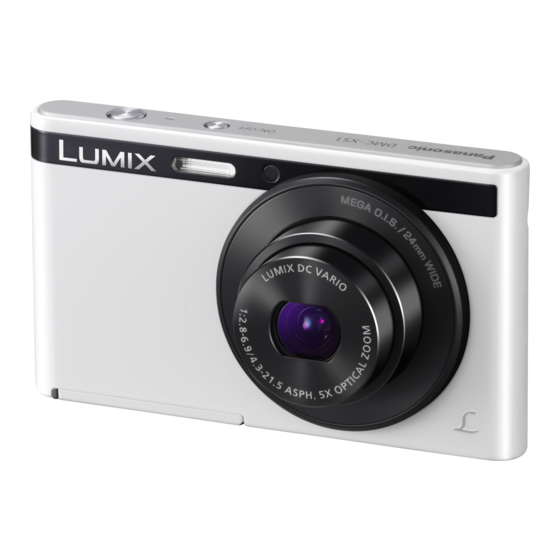 Panasonic Lumix DMC-XS1 Mode D'emploi