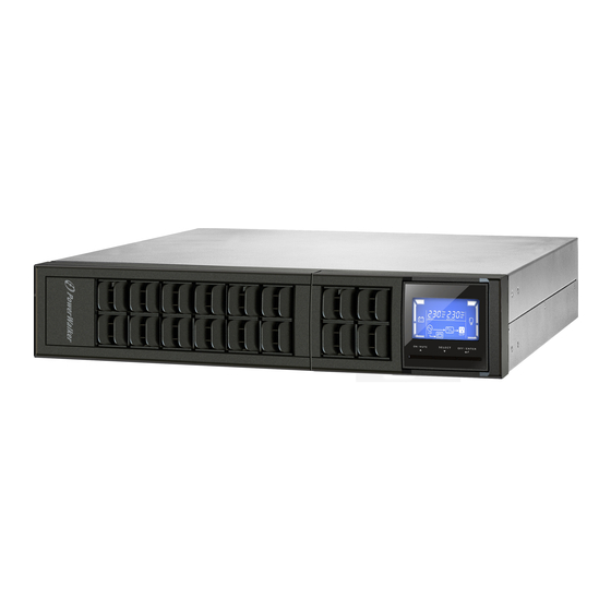 PowerWalker VFI 1000 CRM/CRS Guide Rapide