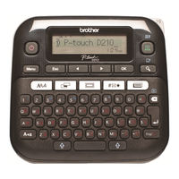 Brother P-touch PT-D210 Guide De L'utilisateur