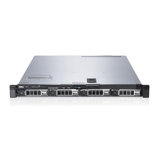 Dell PowerEdge R320 Mode D'emploi