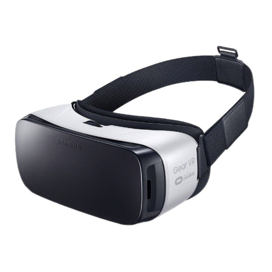 Samsung Gear VR Mode D'emploi