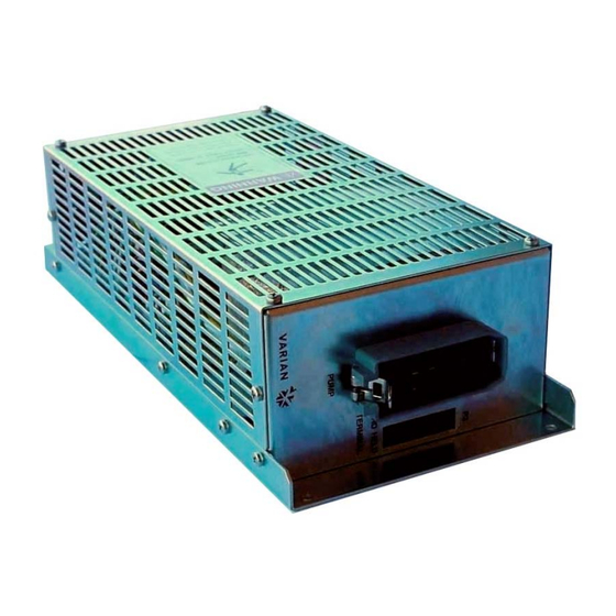 Varian Turbo-V 70 Mode D'emploi