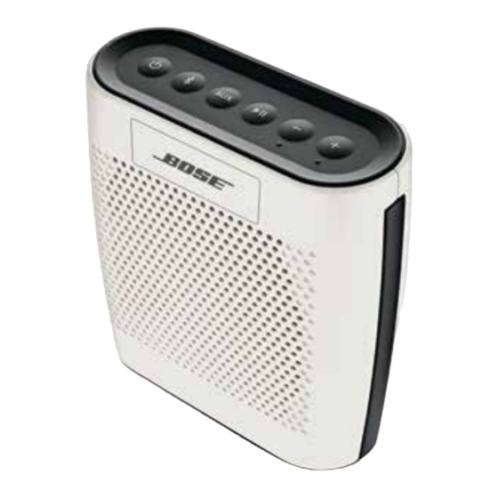 Bose SoundLink Color 2 Notice D'utilisation