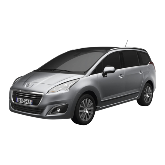 PEUGEOT 5008 Guide D'utilisation