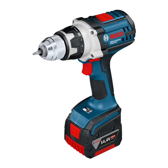 Bosch GSR 14,4 V PROFESSIONAL Instructions D'emploi