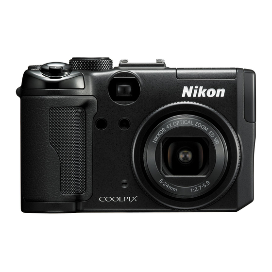 Nikon COOLPIX P6000 Manuels