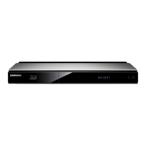 Samsung BD-F7500 Guide D'utilisation