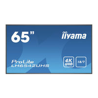 Iiyama ProLite LH8642UHS Mode D'emploi