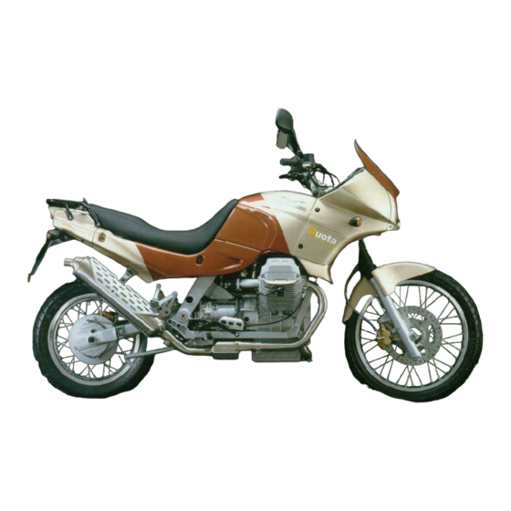 MOTO GUZZI Quota 1100 ES 1998 Mode D'emploi