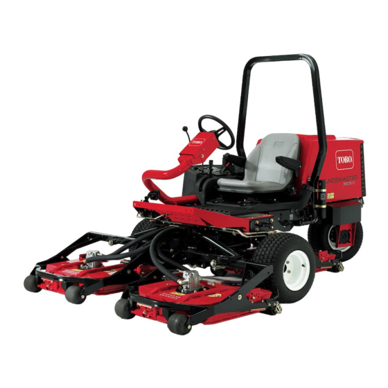 Toro Groundsmaster 3505-D Manuel De L'utilisateur