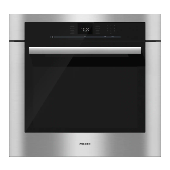 Miele H6580BP Instructions D'utilisation Et D'installation