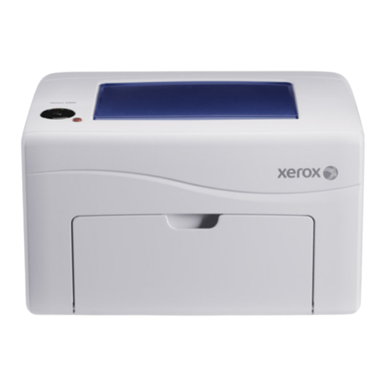 Xerox Phaser 6000 Guide D'utilisation