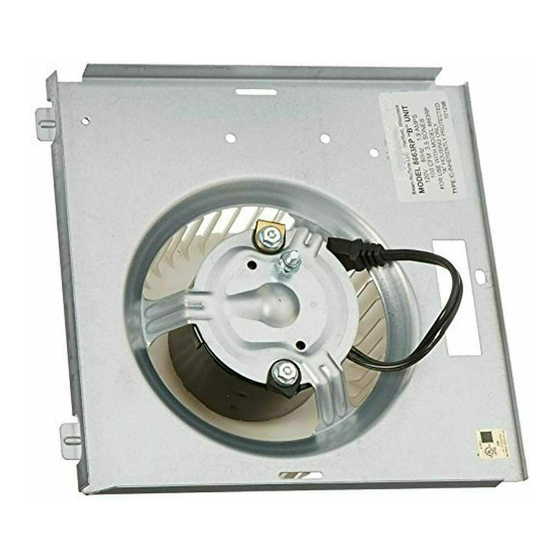 NuTone 8663RM Serie Instructions D'installation