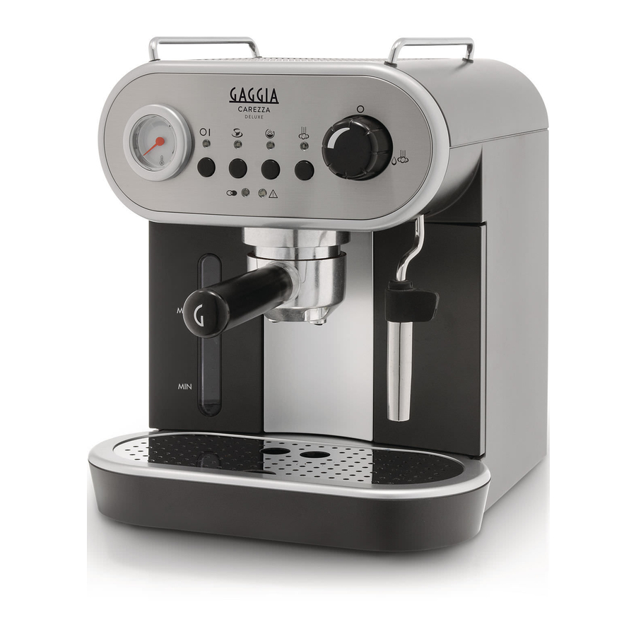 Gaggia Milano CAREZZA RI8525 Manuels