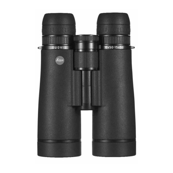 Leica DUOVID 8+12 x 42 Manuels