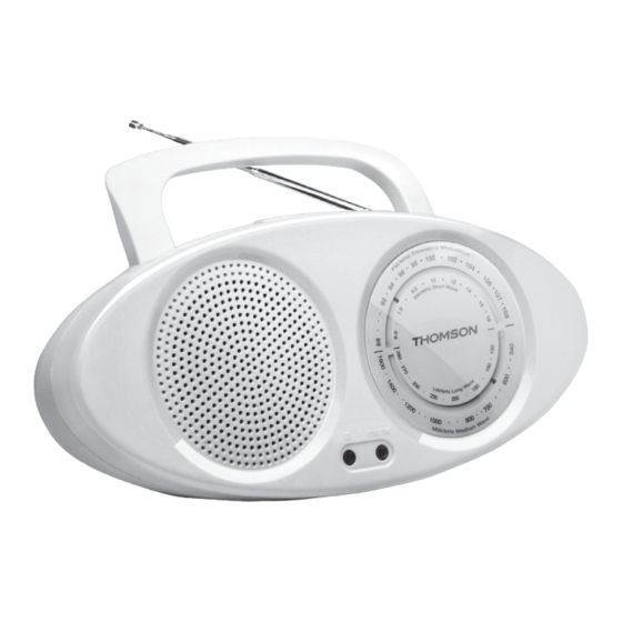 THOMSON RT254 Mode D'emploi