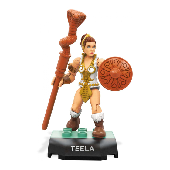 Mega Construx MASTERS OF THE UNIVERSE Teela Mode D'emploi