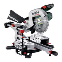 Metabo KGS 18 LTX BL 216 Notice Originale