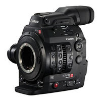 Canon EOS C300 Mark II Mode D'emploi